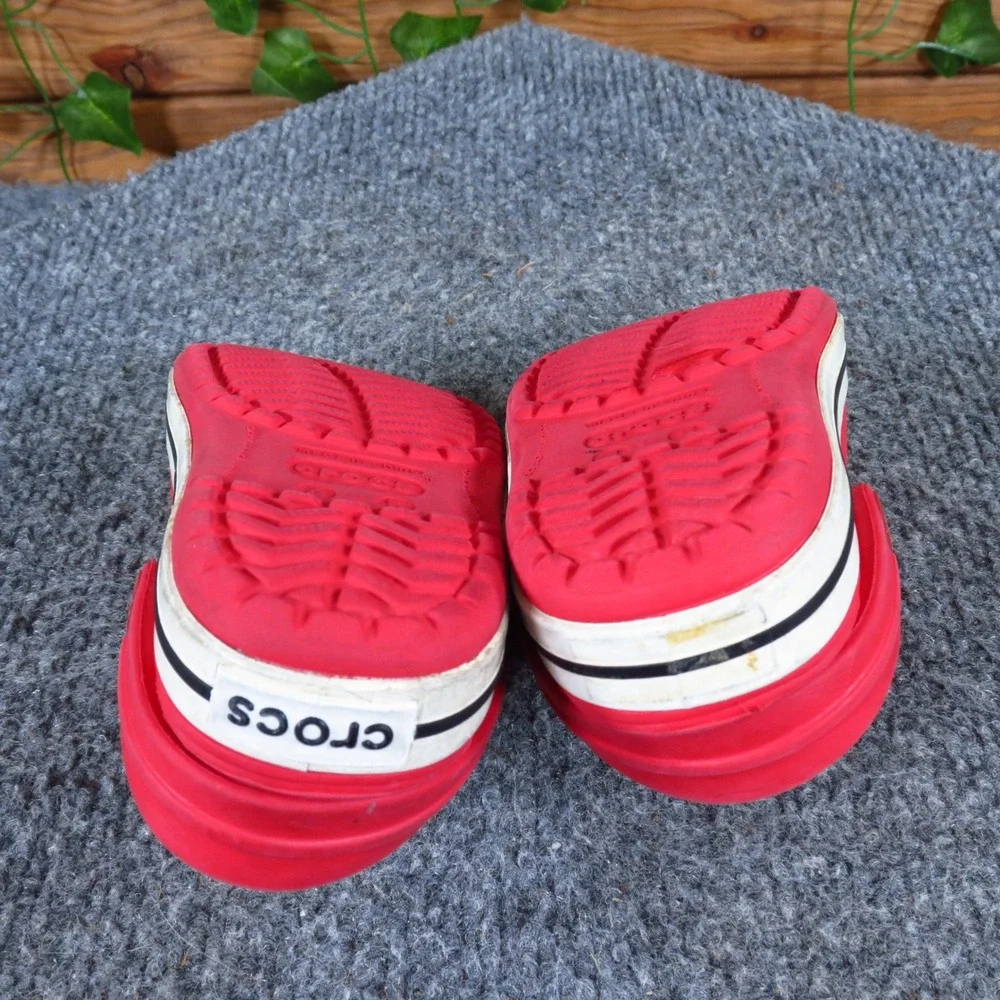 Crocs Crocband Toddler Unisex Sandal‎ Size 4-5T Casual Water Shoe Red Synthetic